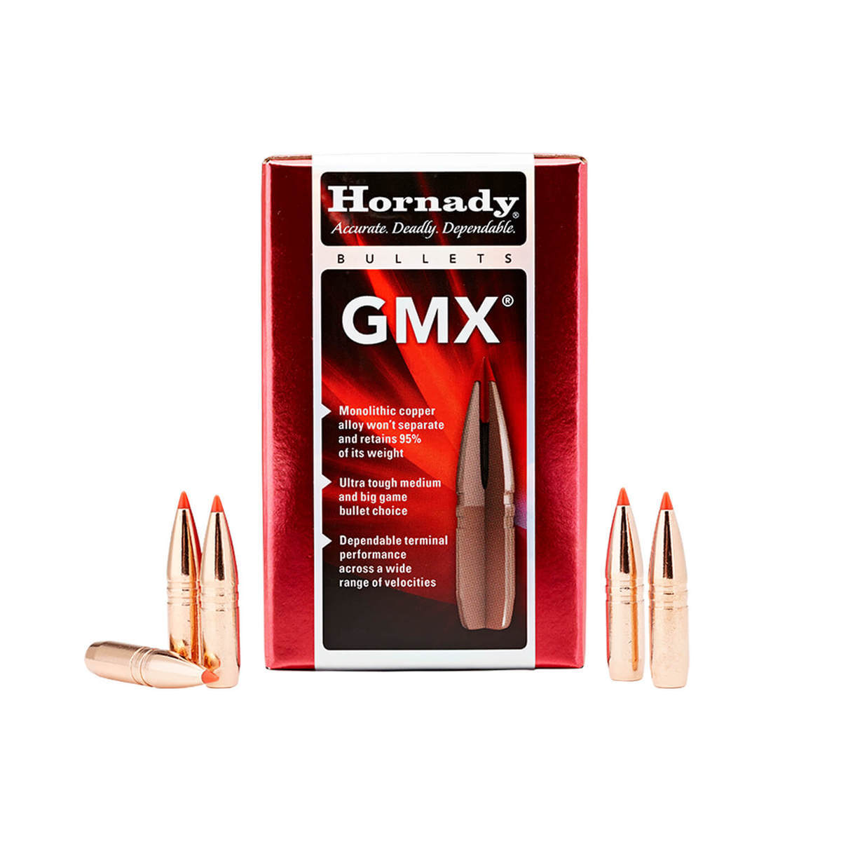 Hornady 375 Cal GMX 250gr Reloading Bullets - 50 Count Hornady 375 Cal GMX 250gr Reloading Bullets - 50 Count
