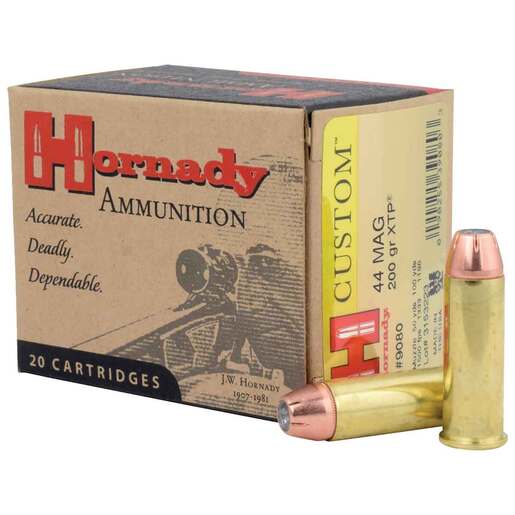 Hornady 44 Magnum 200gr XTP Handgun Ammo – 20 Rounds