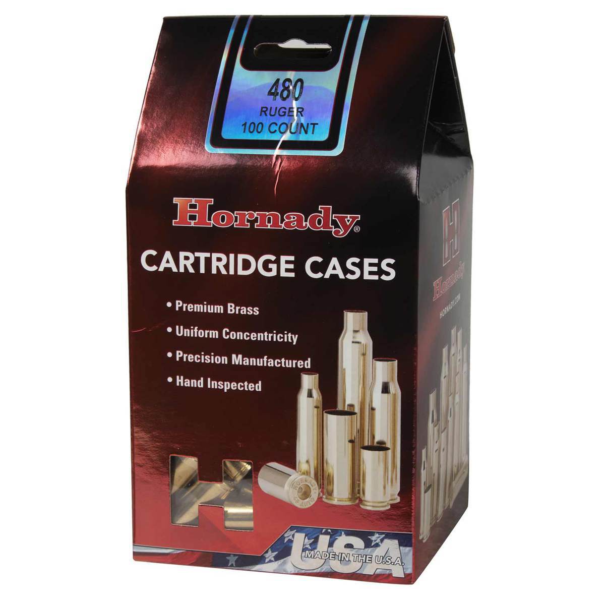 Hornady 480 Ruger Handgun Reloading Brass - 100 Count Hornady 480 Ruger Handgun Reloading Brass - 100 Count