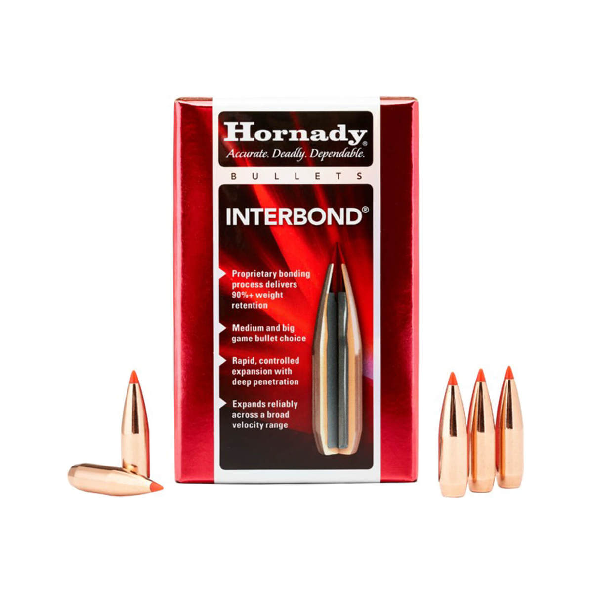 Hornady 6.5mm Interbond 129gr Reloading Bullets - 100 Count Hornady 6.5mm Interbond 129gr Reloading Bullets - 100 Count