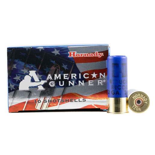 Hornady American Gunner Reduced Recoil 12 Gauge 2-3/4in 1oz 00 Buckshot Shotshells Ammo - 10 Rounds Ammo - #00 Buck 10 Rounds - #00 Buck Ammo