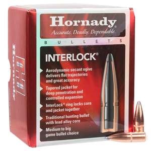 Hornady 8mm Interlock SP 195gr Reloading Bullets - 100 Count