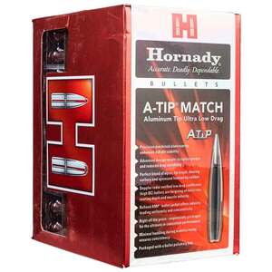 Hornady A-Tip 30 Cal/.308in A-Tip Match 176gr Reloading Bullets - 100 Count