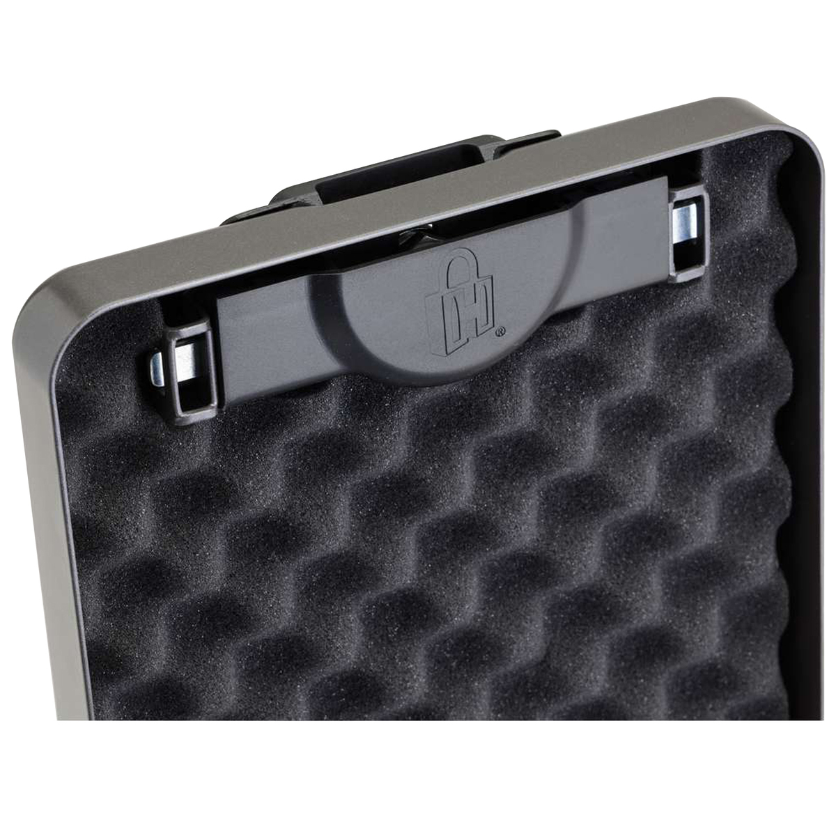 Hornady Alpha Elite Lock Box 10.25in 1 Gun Pistol Vault - Gray - Gray Hornady Alpha Elite Lock Box 10.25in 1 Gun Pistol Vault - Gray - Gray