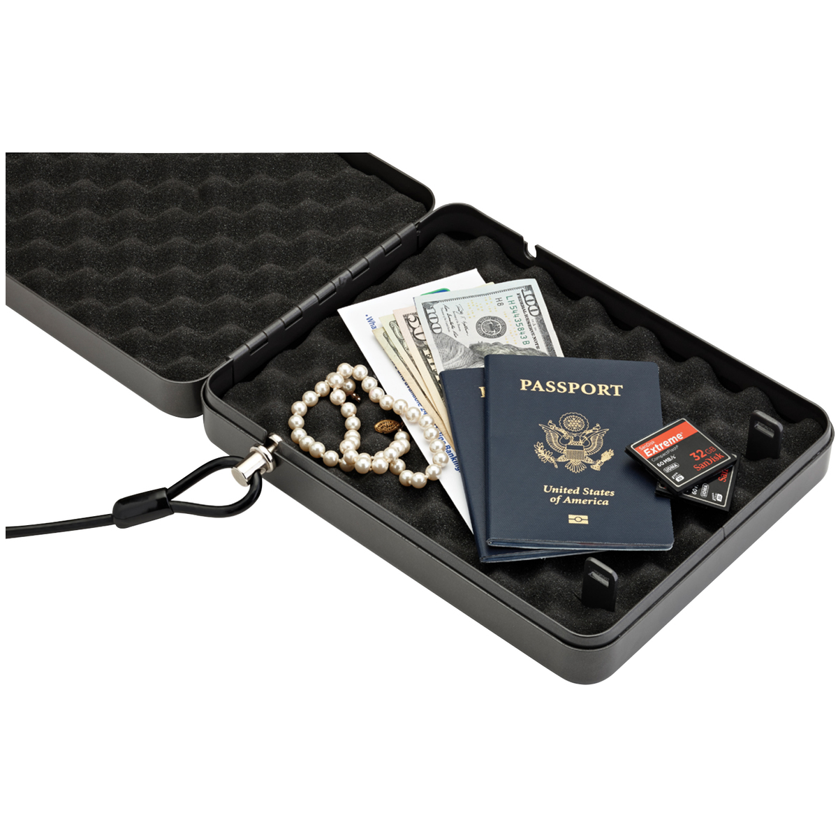 Hornady Alpha Elite Lock Box 10.25in 1 Gun Pistol Vault - Gray - Gray Hornady Alpha Elite Lock Box 10.25in 1 Gun Pistol Vault - Gray - Gray