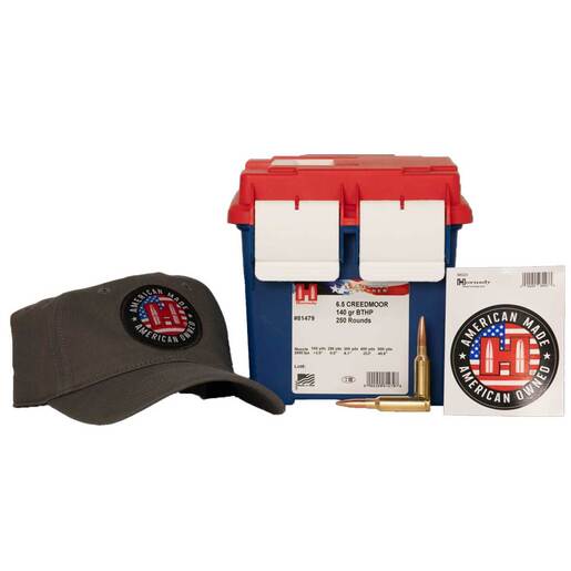 Hornady American Gunner 6.5 Creedmoor 140gr BTHP Rifle Ammo – 250 Rounds