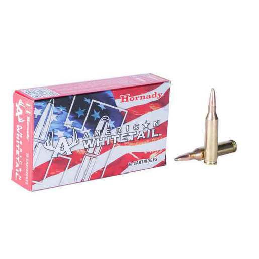 Hornady American Whitetail 243 Winchester 100gr Interlock BTSP Rifle Ammo Ammo - 20 Rounds 20 Rounds Ammo