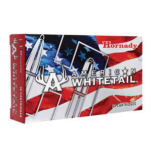 Hornady American Whitetail 300 Winchester Magnum 180gr Interlock SP Rifle Ammo - 20 Rounds