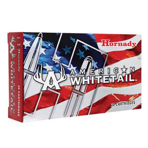 Hornady American Whitetail 7mm Remington Magnum 154gr Interlock SP Rifle Ammo - 20 Rounds Hornady American Whitetail 7mm Remington Magnum 154gr Interlock SP Rifle Ammo - 20 Rounds