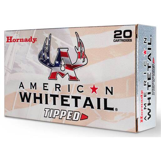 Hornady American Whitetail Tipped 30-06 Springfield 165gr SST/FTX Rifle Ammo Ammo - 20 Rounds 20 Rounds Ammo