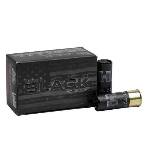 Hornady Black 12 Gauge 2-3/4in 00 Buckshot Shotshells Ammo - 10 Rounds Ammo - #00 Buck 10 Rounds - #00 Buck Ammo