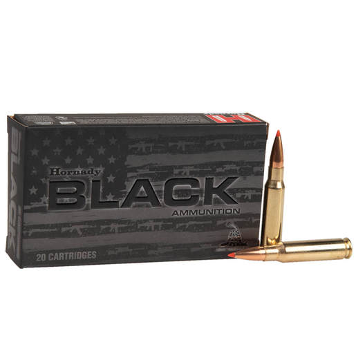 Hornady Black 308 Winchester 168gr A-Max Rifle Ammo Ammo - 20 Rounds 20 Rounds Ammo