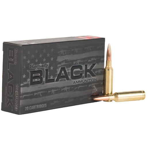 Hornady Black 6mm Creedmoor 105gr BTHP Rifle Ammo Ammo - 20 Rounds 20 Rounds Ammo