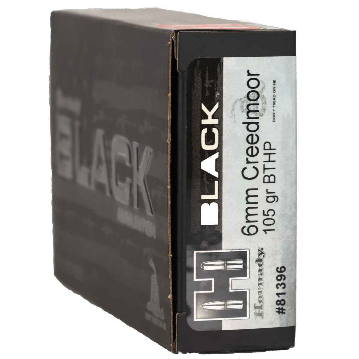 Hornady Black 6mm Creedmoor 105gr BTHP Rifle Ammo - 20 Rounds Hornady Black 6mm Creedmoor 105gr BTHP Rifle Ammo - 20 Rounds