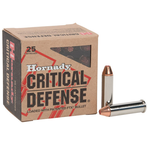 Hornady Critical Defense 357 Magnum 125gr FTX Handgun Ammo Ammo - 25 Rounds 25 Rounds Ammo