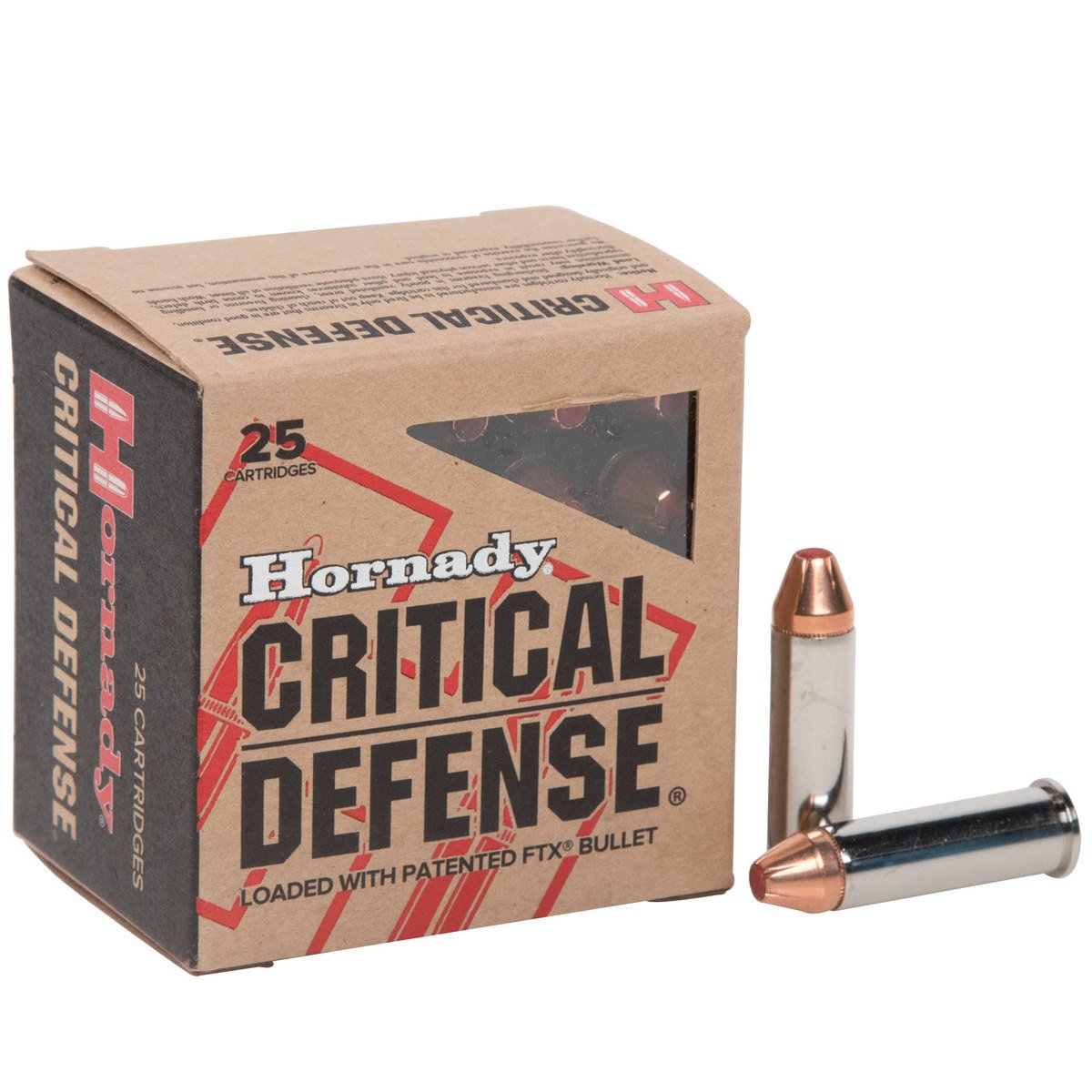 Hornady Critical Defense 38 Special 110gr FTX Handgun Ammo - 25 Rounds Hornady Critical Defense 38 Special 110gr FTX Handgun Ammo - 25 Rounds