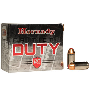 Hornady Critical Duty 40 S&W 175gr FlexLock Handgun Ammo - 20 Rounds