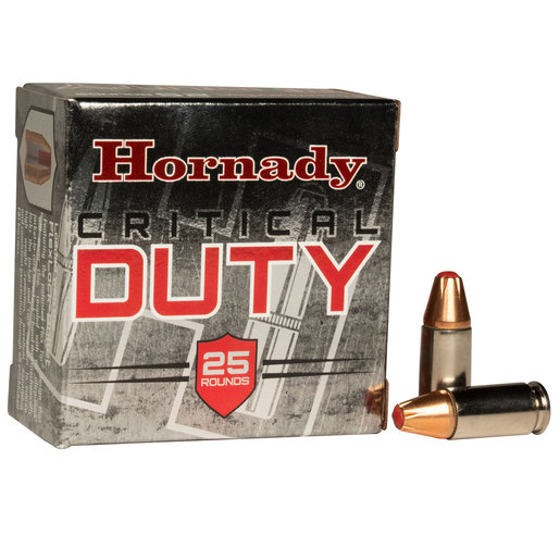 Hornady Critical Duty 9mm Luger P 135gr FlexLock Handgun Ammo Ammo - 25 Rounds 25 Rounds Ammo