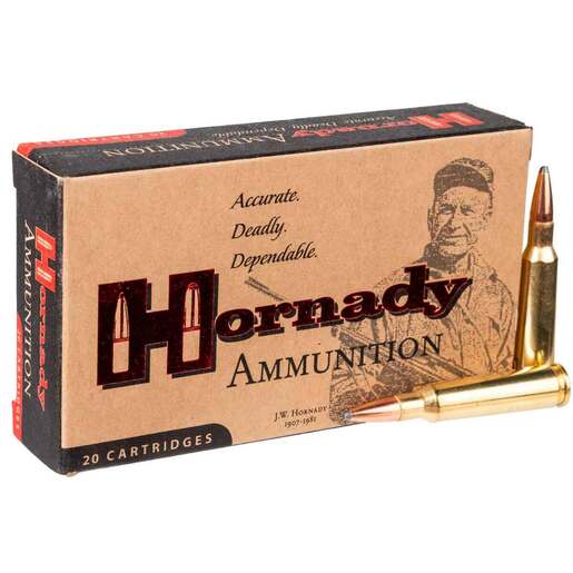 Hornady Custom 250 Savage 100gr Interlock SP Rifle Ammo – 20 Rounds