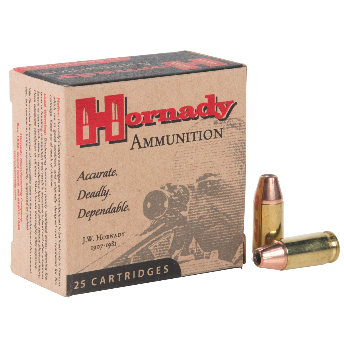 Hornady Custom 9mm Luger 124gr XTP Handgun Ammo - 25 Rounds | Sportsman ...