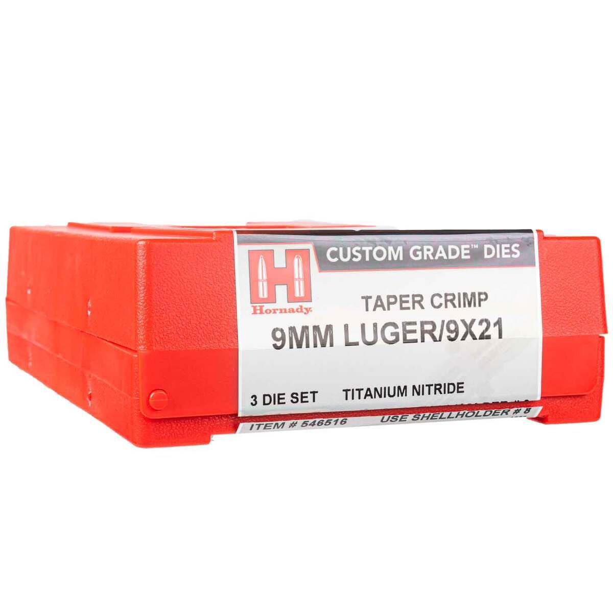 Hornady Custom Grade Taper Crimp 9mm Luger Dies - 3 Count Hornady Custom Grade Taper Crimp 9mm Luger Dies - 3 Count