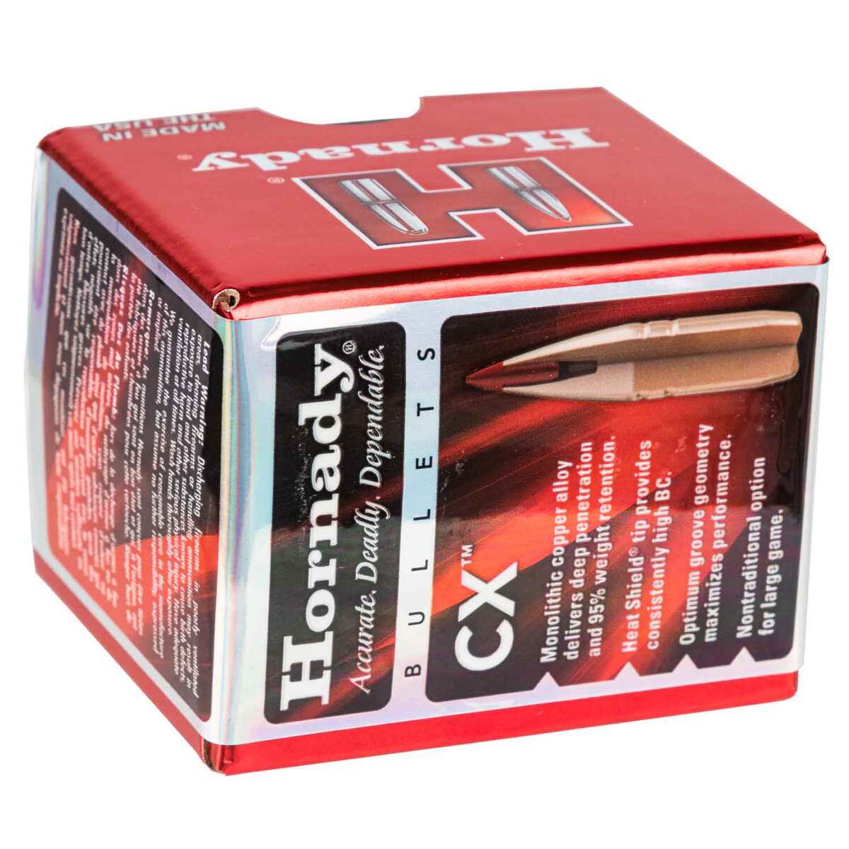 Hornady CX 243 Caliber/6mm 80gr Reloading Bullets - 50 Rounds Hornady CX 243 Caliber/6mm 80gr Reloading Bullets - 50 Rounds