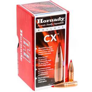 Hornady CX 30 Caliber/.308in 165gr Reloading Bullets - 50 Rounds