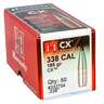 Hornady CX 338 Caliber 185gr Reloading Bullets - 50 Rounds