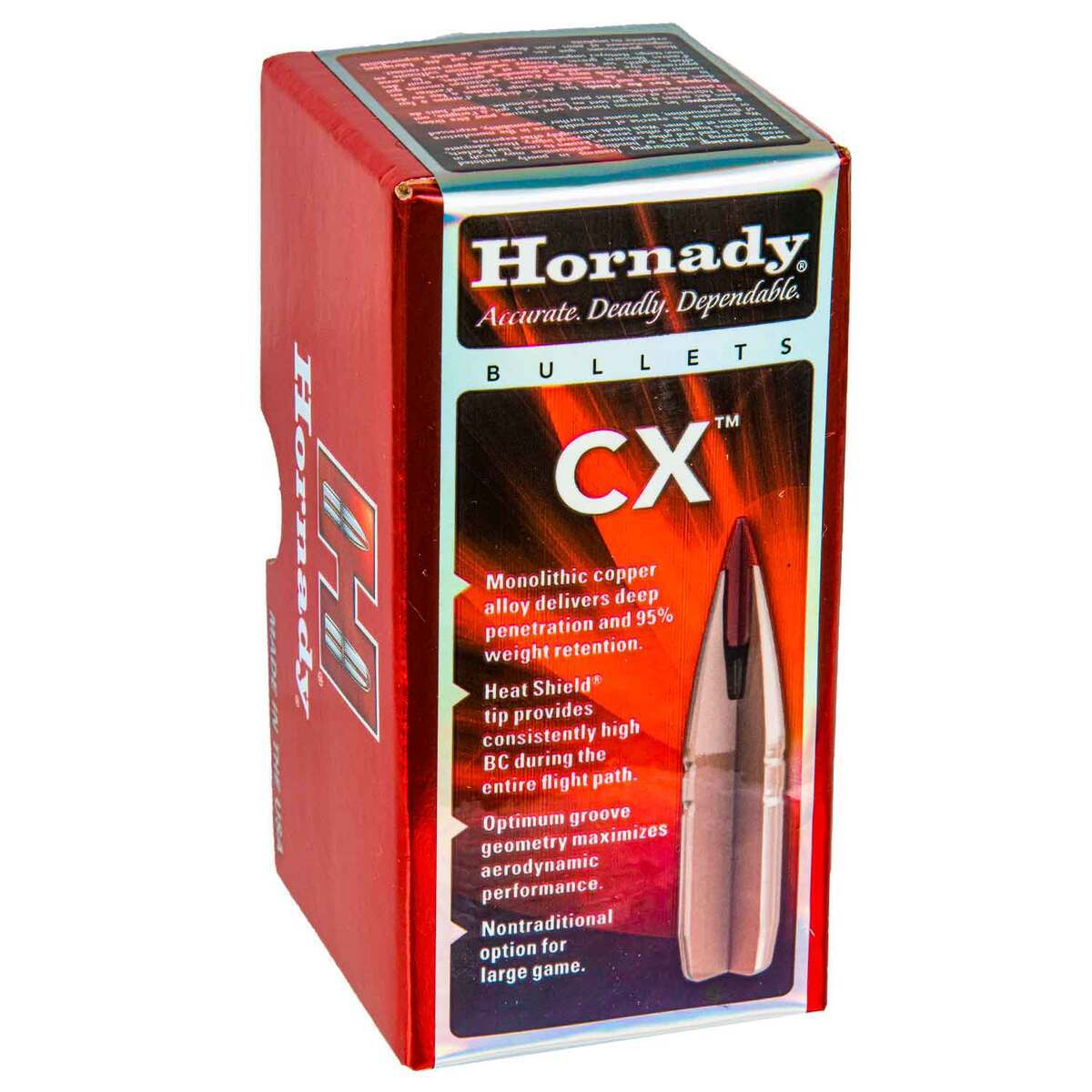 Hornady CX 7mm/.284in 150gr Reloading Bullets 50 Rounds Sportsman's