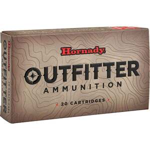 Hornady CX Outfitter 300 Remington Ultra Magnum 180gr Tipped FMJ Rifle Ammo - 20 Rounds