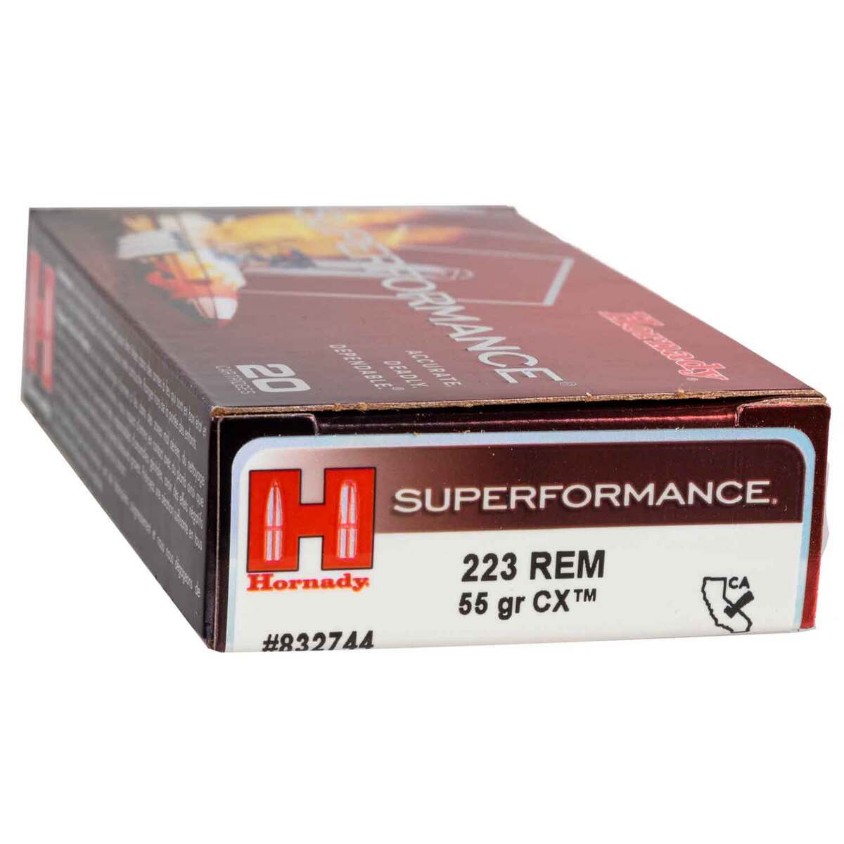 Hornady CX Superformance 223 Remington 55gr Rifle Ammo - 20 Rounds Hornady CX Superformance 223 Remington 55gr Rifle Ammo - 20 Rounds