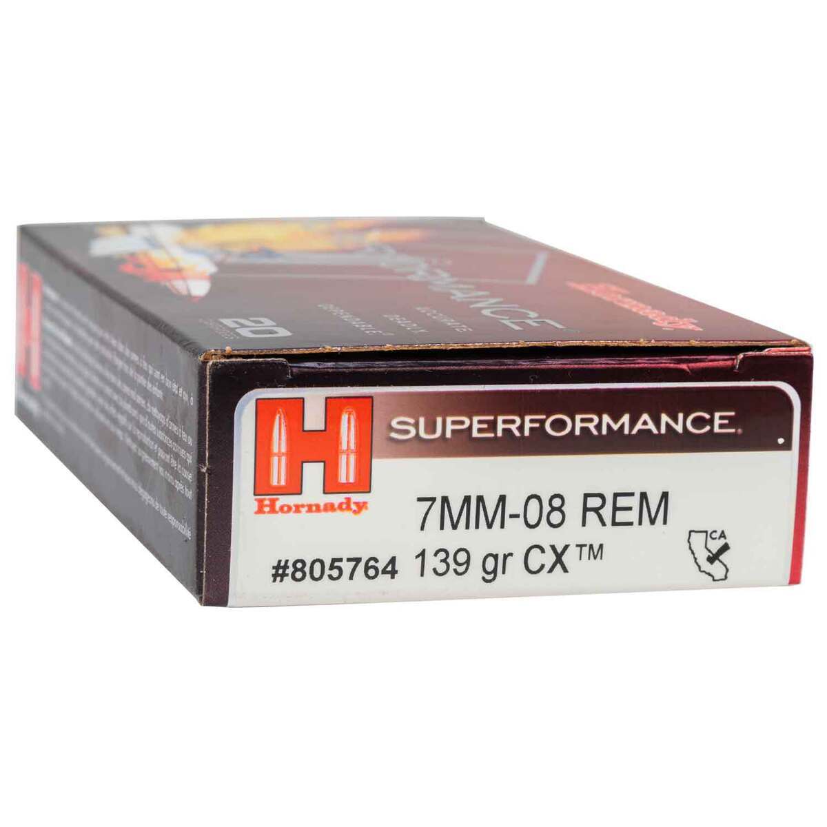 Hornady CX Superformance 7mm-08 Remington 139gr Rifle Ammo - 20 Rounds Hornady CX Superformance 7mm-08 Remington 139gr Rifle Ammo - 20 Rounds