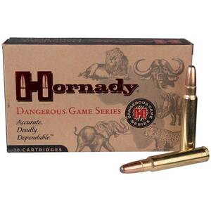 Hornady Dangerous Game 375 Ruger 300gr DGX Bonded Rifle Ammo - 20 Rounds Hornady Dangerous Game 375 Ruger 300gr DGX Bonded Rifle Ammo - 20 Rounds