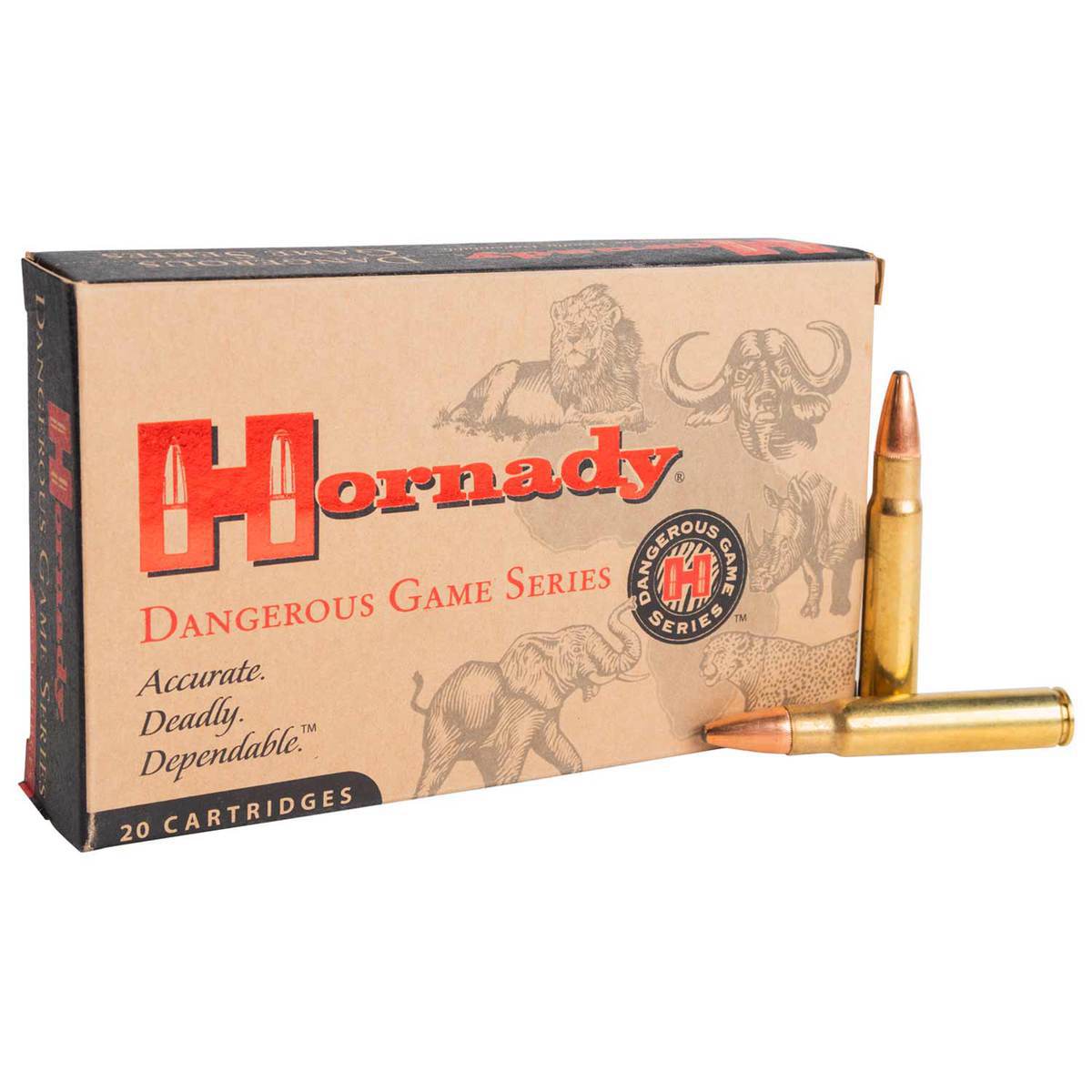 Hornady Dangerous Game 376 Steyr 270gr Interlock SP-RP Rifle Ammo - 20 ...