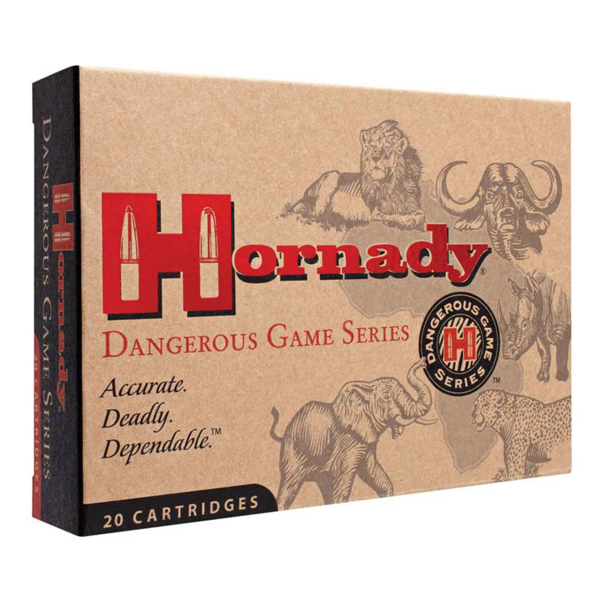 Hornady Dangerous Game 416 Remington Magnum 400gr DGX Bonded Rifle Ammo - 20 Rounds Hornady Dangerous Game 416 Remington Magnum 400gr DGX Bonded Rifle Ammo - 20 Rounds