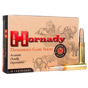Hornady Dangerous Game 416 Rigby 400gr DGS Rifle Ammo - 20 Rounds