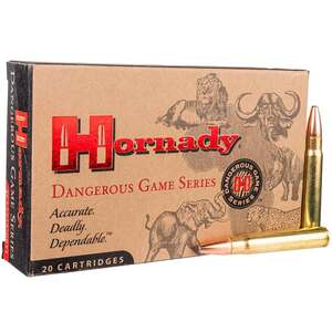 Hornady Dangerous Game 9.3x62 Mauser 286gr Interlock SP-RP Rifle Ammo - 20 Rounds