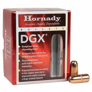Hornady Dangerous Game Expanded 505 Cal/.505in (505 Gibbs ) DGX 525gr Reloading Bullets - 50 Count