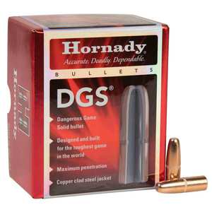 Hornady Dangerous Game Solid 375 Cal/.375in DGS 300gr Reloading Bullets - 50 Count