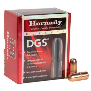 Hornady Dangerous Game Solid 500 Cal/.510in DGS 570gr Reloading Bullets - 50 Count
