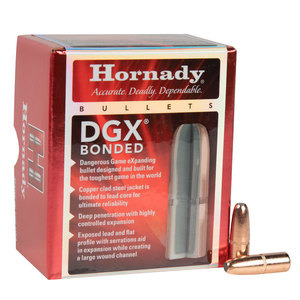 Hornady DGX Bonded 375 Cal/.375in DGX Bonded 300gr Reloading Bullets - 50 Count