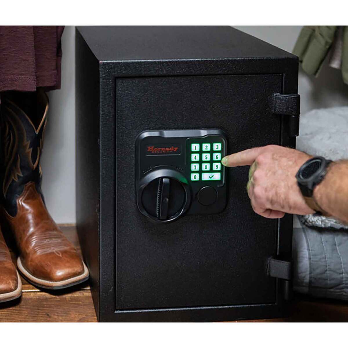 Hornady Fireproof Keypad Safe - Matte Black - Black Hornady Fireproof Keypad Safe - Matte Black - Black