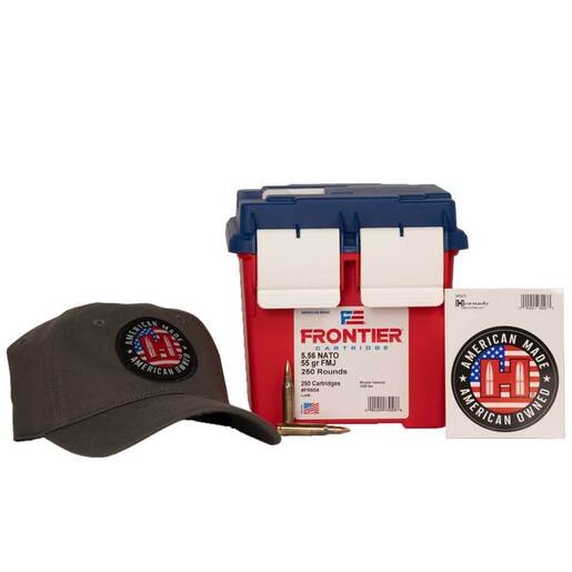 Hornady Frontier 250th Anniversary Combo Pack 5.56mm NATO 55gr FMJ Rifle Ammo – 250 Rounds