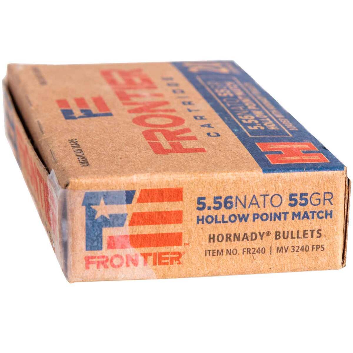 Hornady Frontier 5.56mm NATO 55gr Hollow Point Rifle Ammo - 20 Rounds Hornady Frontier 5.56mm NATO 55gr Hollow Point Rifle Ammo - 20 Rounds