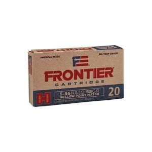 Hornady Frontier 5.56mm NATO 55gr HP Match Rifle Ammo - 150 Rounds
