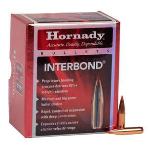Hornady Interbond 270 Cal/.277in Interbond 150gr Reloading Bullets - 100 Count