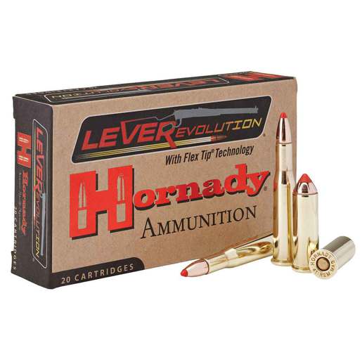 Hornady LEVERevolution 25-35 Winchester 110gr FTX Rifle Ammo – 20 Rounds