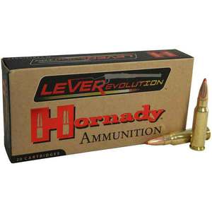 Hornady LEVERevolution 30-30 Winchester 160gr FTX Rifle Ammo - 20 Rounds