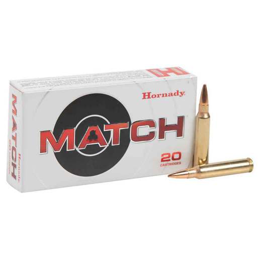 Hornady Match 223 Remington 75gr BTHP Rifle Ammo – 20 Rounds