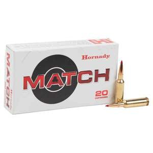 Hornady Match 224 Valkyrie 88gr ELD Match Rifle Ammo - 20 Rounds